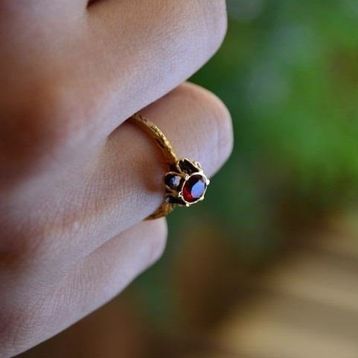 Stoneage Jewellery Yakut Ayarlanabilir Kadın Yüzük