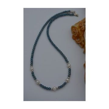 Stoneage Kristal ve Gerçek İncili Kolye