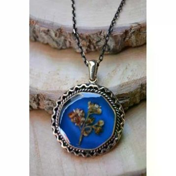 Stoneage RF03145 Jewellery Kuru Çiçek Kolye