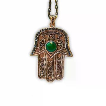Stoneage RF03335 Jewellery Kök Zümrüt Otantik Kolye