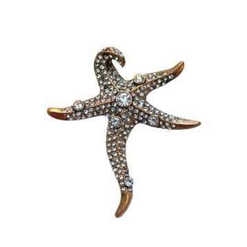 Stoneage RF03751 Kadın Deniz Yıldızı Lüks Bronz Broş