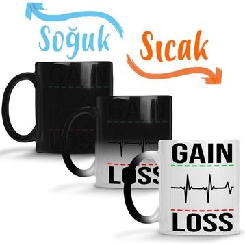 Stop Gain E Loss Sihirli Porselen Kupa