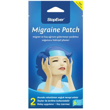Stopever Migraine Patch Soğutucu Hidrojel Plaster