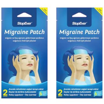 Stopever Migrane Patch 2'li Kafa Bandı