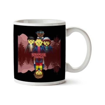 Stranger Things Big Upside Down Baskılı Kupa