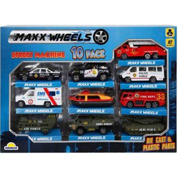 Street Machine 10'lu Metal Oyuncak Araba