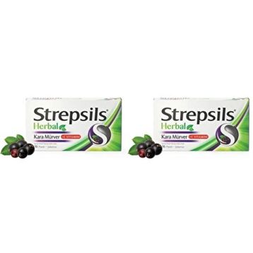 Strepsils Herbal Kara Mürver Aromalı 2x16 Pastil