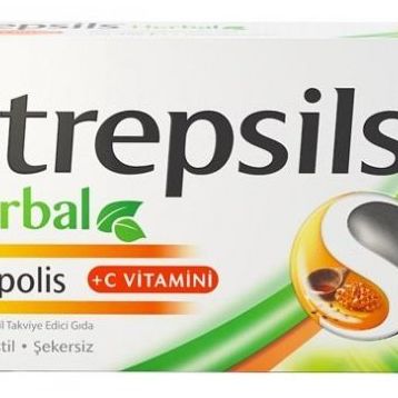 Strepsils Herbal Propolis C Vitamini 16 Pastil