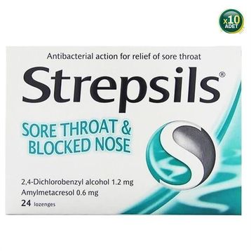 Strepsils Mentol 10x24 Pastil