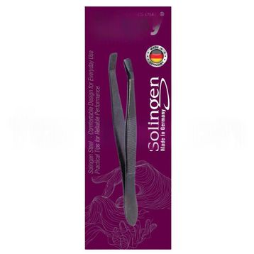 Strleasy 6216 Solingen İnce Uç Siyah Çelik Cımbız