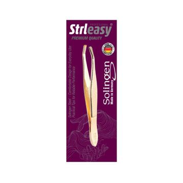Strleasy 6230 Solingen İnce Uç Gold Çelik Cımbız