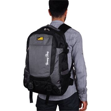 Strong STR001 Siyah Gri Unisex Sırt Çantası