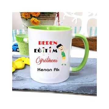 Strongart Beden Öğretmenine Özel Öğretmenler Günü Hediyesi Kişiye Özel Kupa Bardak