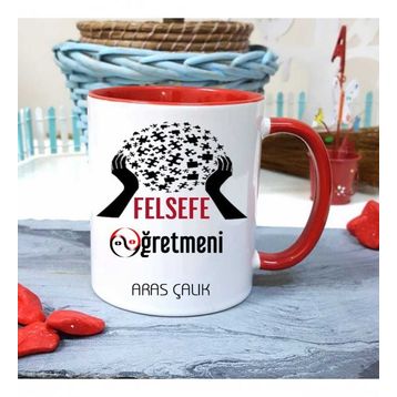 Strongart Felsefe Öğretmenine Özel Öğretmenler Günü Hediyesi Kişiye Özel Kupa Bardak