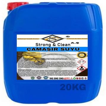 Strong&Clean 20 lt Klorlu Çamaşır Suyu
