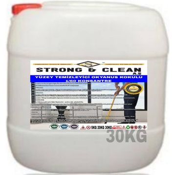 Strong&Clean 30 kg Yüzey Temizleyici Konsantre 1/60 Okyanus Kokusu