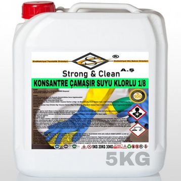 Strong&Clean Konsantre 1/8 5 kg Çamaşır Suyu