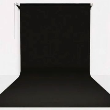 Stüdyo Teknik Siyah 270x580 cm Sonsuz Fon Perdesi Seti