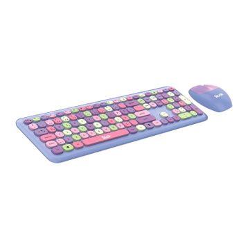 Studz M600 Mor Kablosuz Klavye Mouse Seti