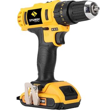 Sturdy Express Seri 58 V 6 Ah Lion Çift Akülü Darbeli Turbo Şarjlı 27 Parça Vidalama Matkap