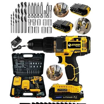 Sturdy Germany Speed 88 VF10 Ah Lion Çift Akülü Metal Şanzıman 27 Parça Turbo Şarjlı Matkap
