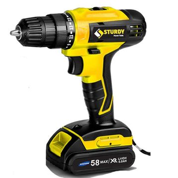 Sturdy Iron Machine Blaster Seri 20 V 5 Ah KY Lion Çift Akülü Darbeli Matkap