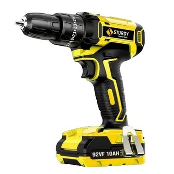 Sturdy New Seri 92VF 12 Ah Lion Çift Akülü Darbeli 27 Parça Turbo Şarjlı Vidalama Matkap
