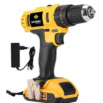 Sturdy Operable Seri 92VF 12 Ah Darbeli Li-Ion Çift Akülü Şarjlı Çantalı 27 Parça Matkap