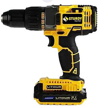 Sturdy Power Tool Akülü 36 V 5 Ah Lion Çift Akülü Şarjlı Armut Model Matkap