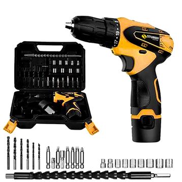 Sturdy Power Tool Akülü 36 V 5 Ah Lion Çift Akülü Şarjlı Armut Model Matkap