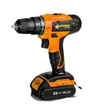 Sturdy Power Tools 52 V 6.0 Amper Cheers Seri Darbeli Çift Akülü 27 Parça Uç Şarjlı Vidalama Matkap