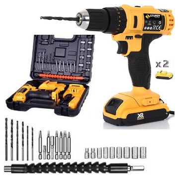 Sturdy Power Tools Akülü Vidalama 32 V 5 24 Parça Şarjlı Matkap