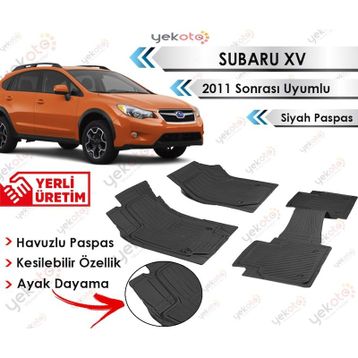 Subaru Xv 2011 Sonrası Siyah Havuzlu Paspas
