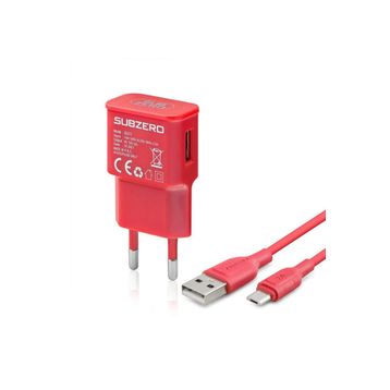 Subzero 2.0A 5 V Micro USB Renkli Şarj Cihazı