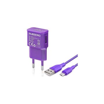 Subzero 2.0A 5 V Micro USB Renkli Şarj Cihazı