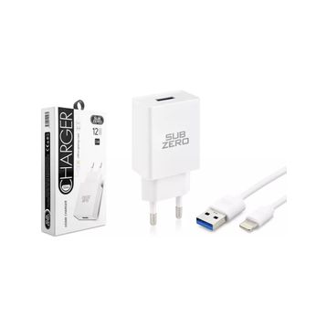 Subzero SG64 12W 2.4A Ligtning Ev Şarj Aleti