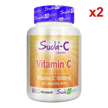 Suda-C Vitamin C 1000 mg 2x60 Kapsül