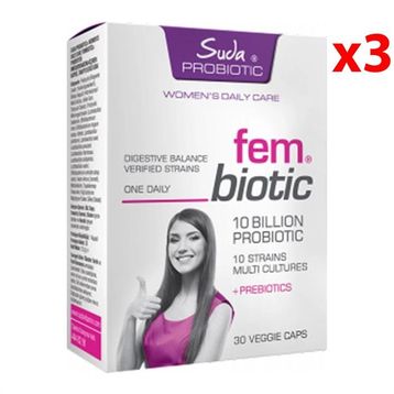 Suda Probiotic Fem Biotic 30 Kapsül