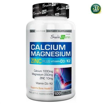 Suda Vitamin Calcium Magnesium Zinc Plus 100 Tablet