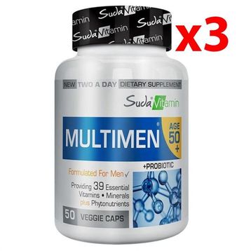 Suda Vitamin Multimen 50+ 3x50 Kapsül