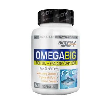 Suda Vitamin Omegabig Fish Oil 1200 mg 60 Yumuşak Kapsül Takviye Edici Gıda