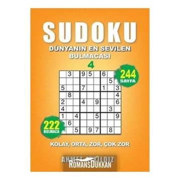 SUDOKU 4 63 BULMACA - 6 SEVIYE - KOLEKTIF