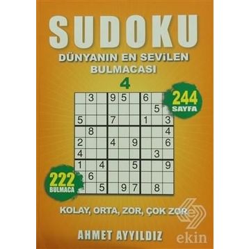 SUDOKU 4 63 BULMACA - 6 SEVIYE - KOLEKTIF