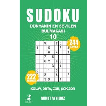 Sudoku - Dünyanın En Sevilen Bulmacası 10 Olimpos Yayınları