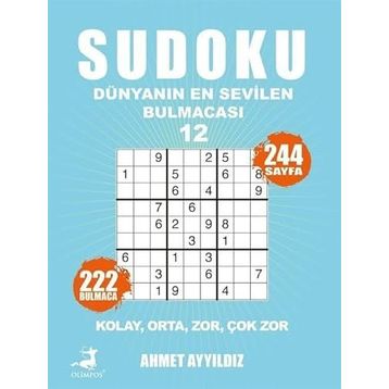 Sudoku Dünyanın En Sevilen Bulmacası 12 Olimpos Yayınları