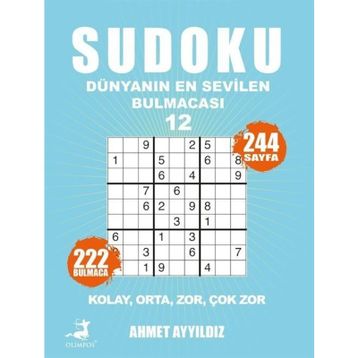 Sudoku Dünyanın En Sevilen Bulmacası 12 Olimpos Yayınları