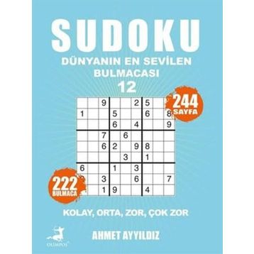 Sudoku Dünyanın En Sevilen Bulmacası 12 Olimpos Yayınları