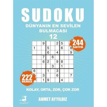Sudoku Dünyanın En Sevilen Bulmacası 12 Olimpos Yayınları