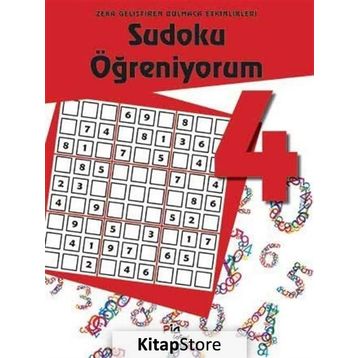 Sudoku Öğreniyorum 4 - Üzeyir Fidan