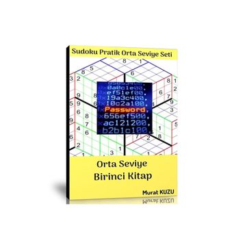 Sudoku Orta Seviye Bulmaca Kitabı-1 Enine Boyuna Eğitim